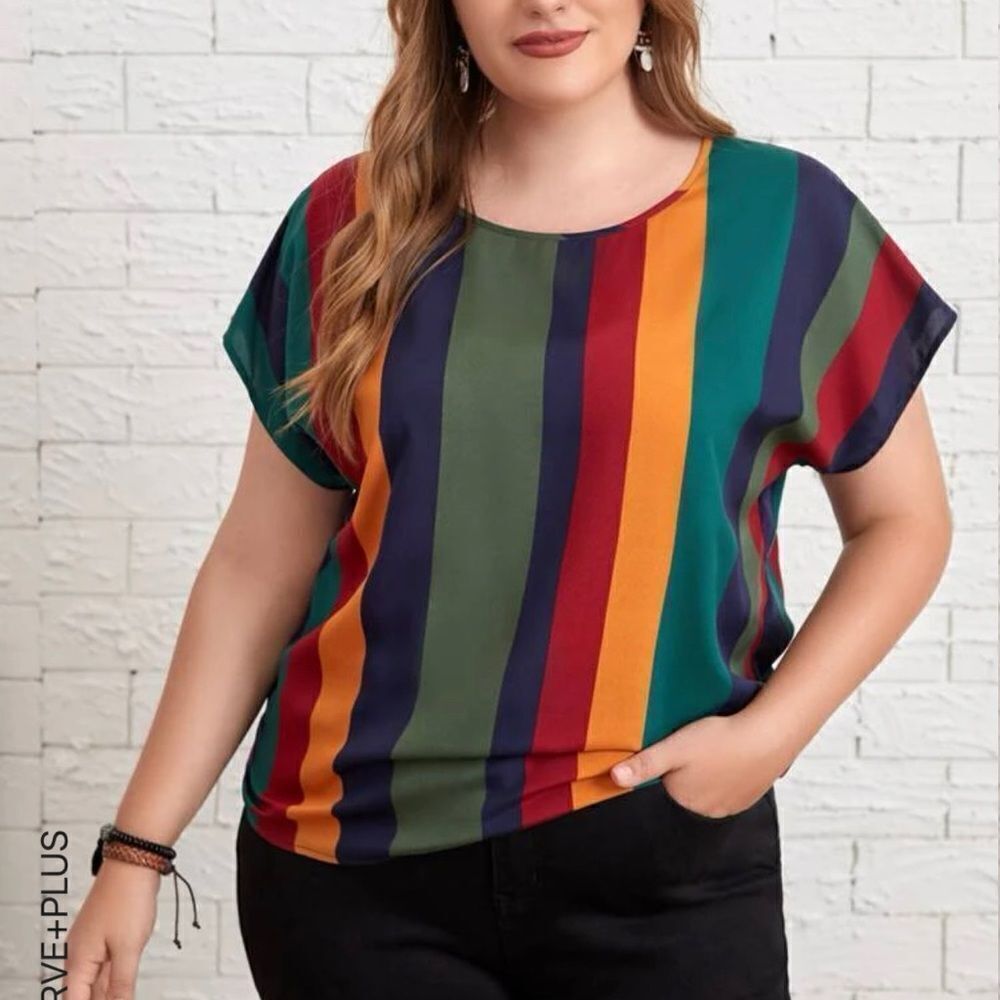 Emery Rose Striped Shirt